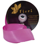 MERCERIA LISTON SATINADO 1 1/2" X 45 M. COLOR ROSA FUERTE