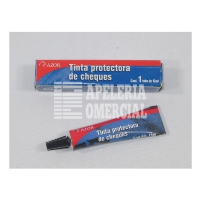TINTA PROTECTORA DE CHEQUES COLOR ROJO