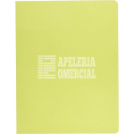 PASTAS P/ENCUADERNAR TRANSPARENTE RAYADO T.C JGO. AMARILLO