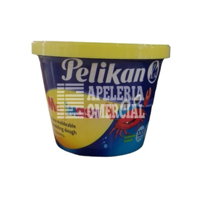 PLASTILINA MOLDEABLE PELIKAN 120 GRS. AMARILLO