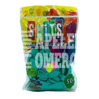 GLOBOS BOLSA C/50 # 9 C.AQUA 