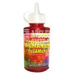 PEGAMENTO CON DIAMANTINA 60 ML. ROJO