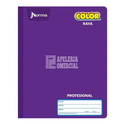 CUADERNO PROFESIONAL 100 HOJAS COSIDO MARCA NORMA RAYA