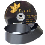 MERCERIA LISTON SATINADO 1 1/2" X 45 M. COLOR NEGRO